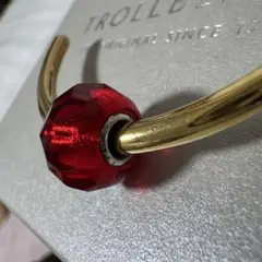 トロールビーズ　レッド　プリズム