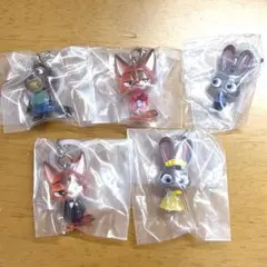 【まとめ売り】ズートピア2 めじるしアクセサリー 5種