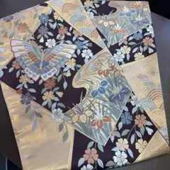 袋帯 蝶 桜 金彩 華やかのサムネイル