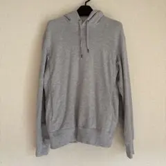 【美品】　ユニクロ　パーカー　メンズ　S グレー