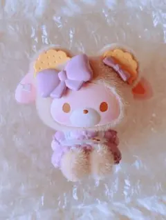 サンリオ　シークレットマスコット　クッキーもこもこベア　ぼんぼんりぼん