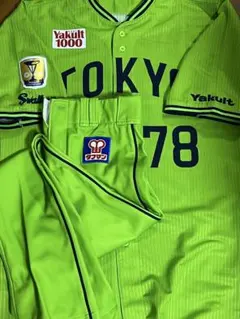 【東京ヤクルトスワローズ　一場靖弘投手】　実使用ユニフォーム 東京ヤクルトスワローズ 一場靖弘投手】 実使用ホーム