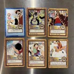 원피스 カードダス ハイパーバトル ルフィ 6枚セット