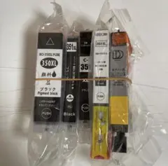 互換インク　キャノン用　350XL/351XL ブラック、イエロー
