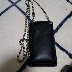 ⭐黒いスマホショルダーバッグ