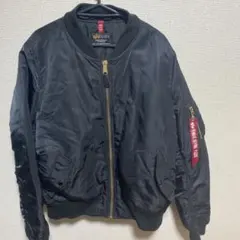 ALPHA INDUSTRIES ブラック MA-1 フライトジャケット