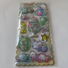 ウォーターインシール キラキラ クラックス メロンソーダ シマエナガ ゆめかわ