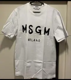 MSGM ホワイト Tシャツ