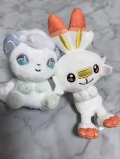 ポケモンセンター プチぬいぐるみ モンスターボール アローラロコン ヒバニーのサムネイル