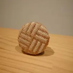 こぎん刺し くるみボタン 虹糸 ヘアゴム orブローチ