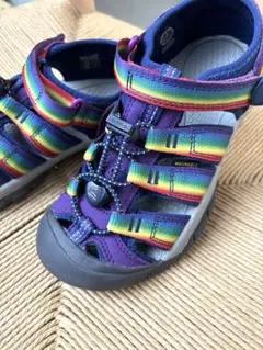 【美品】KEEN キーン　ニューポート　H2 キッズ　サンダル　21