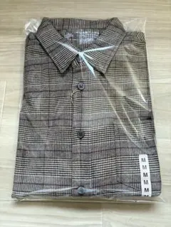 無印良品 両面起毛 フランネルシャツ ブラウンチェック