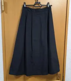 GU　フレアスカート　黒　Mサイズのサムネイル