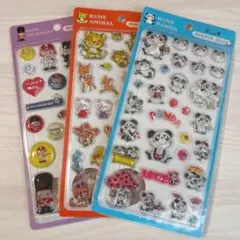内藤ルネ PUKPUK JELLY シール 3枚セット