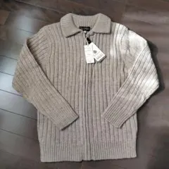 ジップアップカーディガン