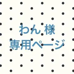 ☆*。 わん 様 専用ページ ☆*。