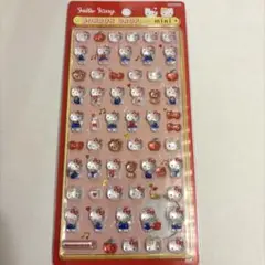 ぴ*読様 ボンボンドロップシールミニ　赤キティ