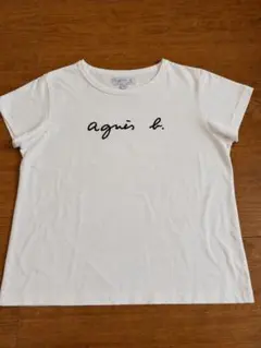 agnès b. ホワイト Tシャツ T2