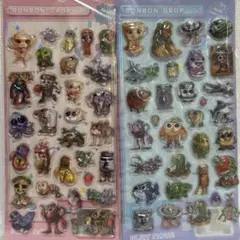 2枚ブレインドット　トゥントゥントゥンサフールボンボンドロップウォーターシール