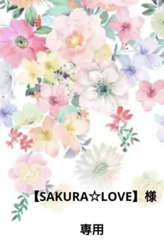 【SAKURA☆LOVE】様　専用