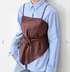 【美品】SLOBE IENA provoke/プロヴォーク 別注 サテンキャミのサムネイル