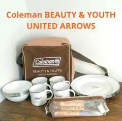 Coleman UNITED ARROWS 別注 エナメルディッシュ＆カトラリー