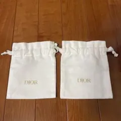 Dior 布製　巾着袋 2個セット
