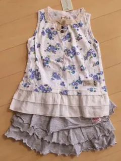 ★未使用 女の子 夏服 セット 80cm、90cm、95cm ナチュラル
