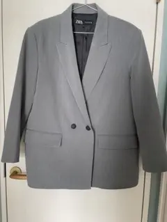 ZARAダブルブレスト仕様オーバーサイズブレザー