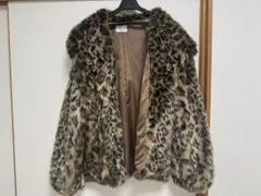 EGOIST レオパード柄 ファーコート【今月末までの出品】