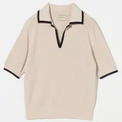 【UNITED ARROWS】スカラップ セーラーカラー ショートスリーブニットのサムネイル