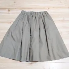 BURBERRY BLUE LABEL フレアスカート カーキ 38