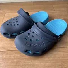 クロックス　17.5センチ【C10】　ネイビ/ブルー