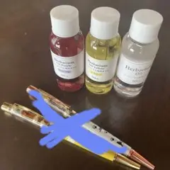 ハーバリウム専用オイル50ml 3種類☆ボールペン2本