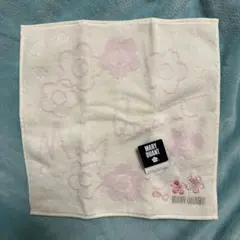 MARY QUANT タオルハンカチ ピンク 新品