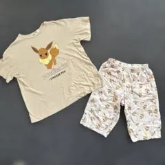 ポケモン　イーブイ　140 160パジャマセット　　ユニクロ　ステテコ