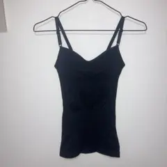 黒のブラトップキャミソール