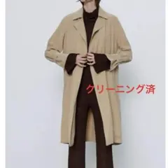 美品　ZARA ベージュ トレンチコート