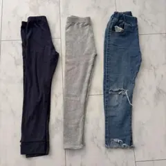 女の子　キッズ　デニム　レギンス　120のサムネイル