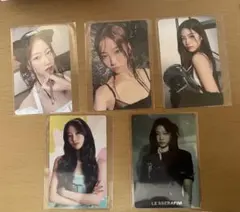 LE SSERAFIM カズハ トレカ 5枚セット まとめ売り