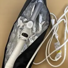 SALONIA カールヘアアイロン25mmホワイト 収納ケース付き