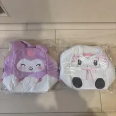 新品⭐︎ マイメロディ♡クロミ　月夜のメロクロ　2-WAYふわふわバッグ