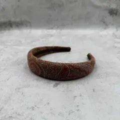 4398 極美品 ETRO カチューシャ レッド系 マルチカラー ペイズリーのサムネイル