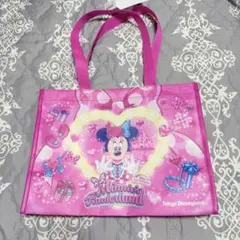 ミニファン　ミニパル　トートバッグ　ディズニー　ミニー　ファンダーランド　①
