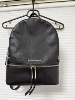 極美品 マイケルコース ロゴ リュック バックパック ブラック ナイロン Michael Kors マイケルコース ロゴ リュック・デイパック