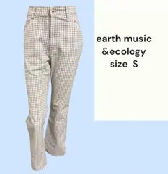 No.618 (♡)earth music&ecology チェック柄パンツ