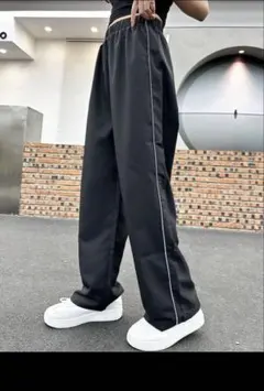 SHEIN Teen 13Y ブラック ロングパンツ