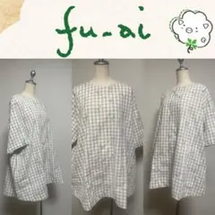 新品未使用fu-ai 刺繍チュニック ワンピース　18700円のサムネイル