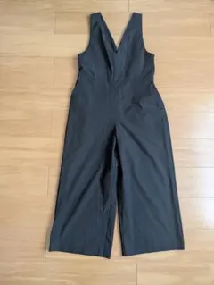 UNIQLO ブラック オーバーオール Lサイズ