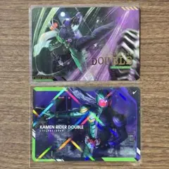 仮面ライダー　スクラッチカードダス　ダブル　W レア 6 3 2枚セット